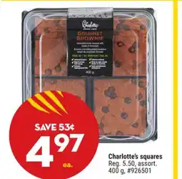 Giant Tiger Charlotte's squares offer