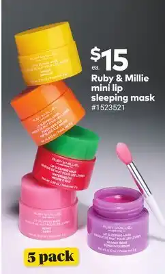 Giant Tiger Ruby & Millie mini lip sleeping mask offer