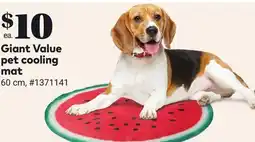 Giant Tiger Giant Value pet cooling mat offer
