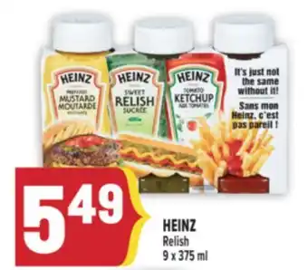 Marché Adonis HEINZ Relish offer