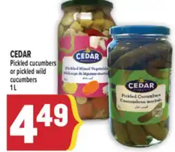 Marché Adonis CEDAR Pickled cucumbers or pickled wild cucumbers offer