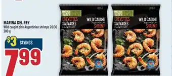 Marché Adonis MARINA DEL REY Wild caught pink Argentinian shrimps 20/30 offer