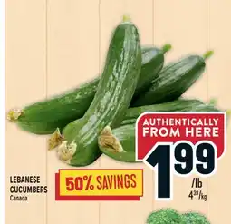 Marché Adonis LEBANESE CUCUMBERS offer
