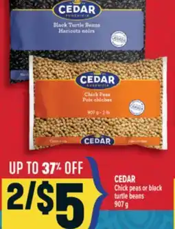 Marché Adonis CEDAR Chick peas or black turtle beans offer