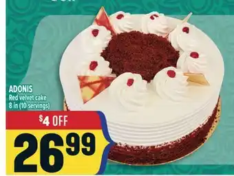 Marché Adonis ADONIS Red velvet cake offer