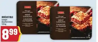 Marché Adonis IRRÉSISTIBLE Lasagna offer