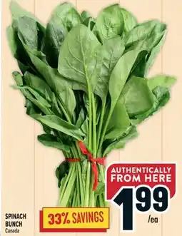 Marché Adonis SPINACH BUNCH offer