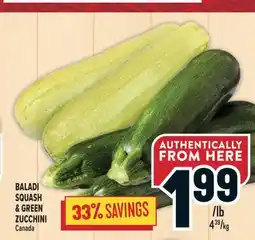 Marché Adonis BALADI SQUASH & GREEN ZUCCHINI offer