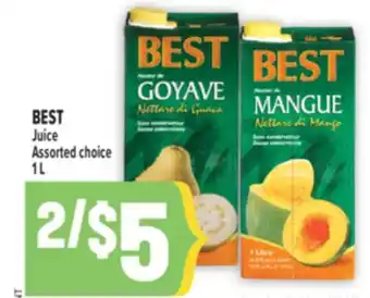 Marché Adonis BEST Juice offer