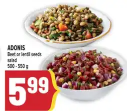 Marché Adonis ADONIS Beet or lentil seeds salad offer