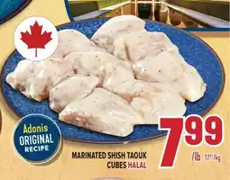 Marché Adonis MARINATED SHISH TAOUK CUBES HALAL offer