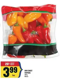 Marché Adonis MINI SWEET PEPPERS offer