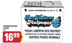 Marché Adonis STANDARD MALPEQUE OYSTERS offer