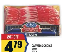 Marché Adonis CARVER'S CHOICE Bacon offer
