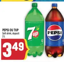 Marché Adonis PEPSI OR 7UP Soft drink offer
