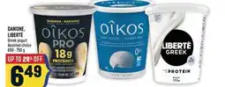 Marché Adonis DANONE, LIBERTÉ Greek yogurt offer
