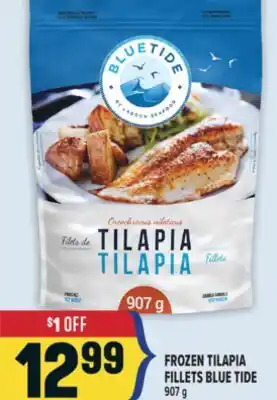 Marché Adonis FROZEN TILAPIA FILLETS BLUE TIDE offer