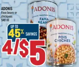 Marché Adonis ADONIS Fava beans or chickpeas offer
