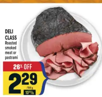 Marché Adonis DELI CLASS Roasted smoked meat or pastrami offer