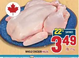 Marché Adonis WHOLE CHICKEN HALAL offer