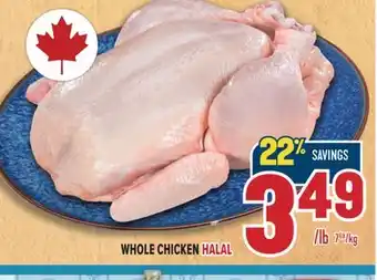 Marché Adonis WHOLE CHICKEN HALAL offer