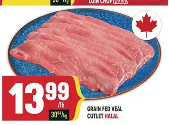 Marché Adonis GRAIN FED VEAL CUTLET HALAL offer