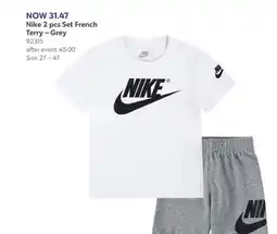 Babies 'R' Us Nike 2 pcs Set French Terry – Grey offer