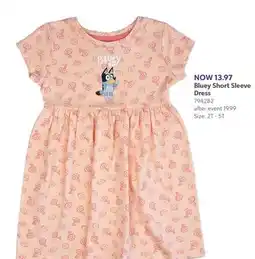 Babies 'R' Us Bluey Short Sleeve Dress offer