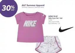 Babies 'R' Us Nike 2 pcs Set - Sail offer