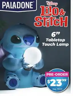 Showcase PALADONE Disney Lilo & StitcH 6 Tabletop Touch Lamp offer