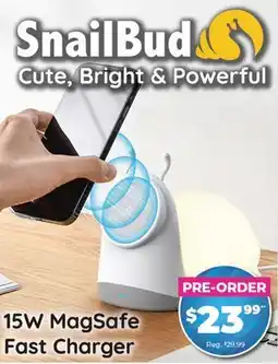 Showcase SnailBud 15W MagSafe Fast Charger offer