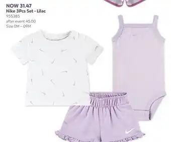 Babies 'R' Us Nike 3Pcs Set - Lilac offer