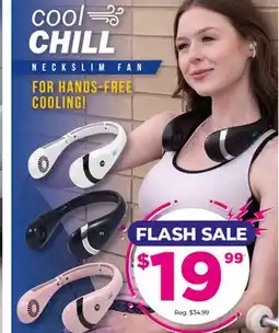 Showcase cool CHILL NECKSLIM FAN offer