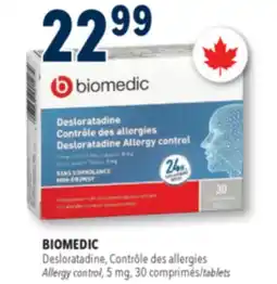 Familiprix BIOMEDIC Desloratadine, Allergy control offer