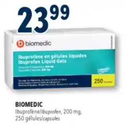 Familiprix BIOMEDIC Ibuprofen, 200 mg, 250 capsules offer