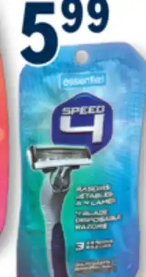 Familiprix Essentiel 4 blade disposable razors 3un offer