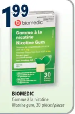 Familiprix BIOMEDIC Nicotine gum, 30 pieces offer