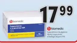 Familiprix biomedic Glycerin suppositories offer