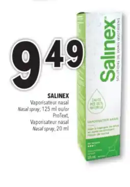 Familiprix SALINEX Nasal spray, 125 ml or ProText, Nasal spray, 20 ml offer