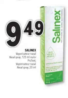 Familiprix SALINEX Nasal spray, 125 ml or ProText, Nasal spray, 20 ml offer