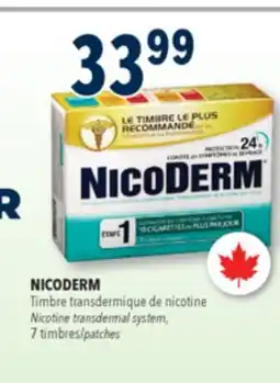 Familiprix Nicoderm stop smoking system nicotine 21mg transdermal patches Step 1 - 7un offer