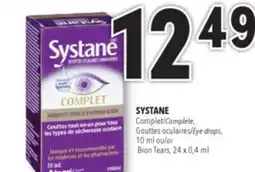 Familiprix SYSTANE Complete Eye drops 10 ml or Bion Tears, 24 x 0,4 ml offer