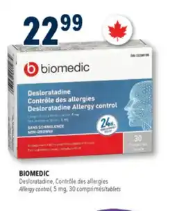 Familiprix BIOMEDIC Allergy control offer