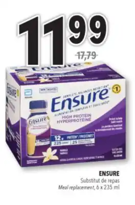 Familiprix Ensure High Protein meal replacement Vanilla 6x235ml offer