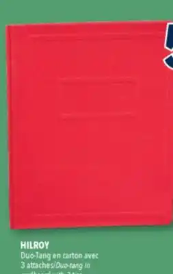 Familiprix HILROY Duo-tang in cardboard with 3 ties offer
