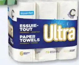 Familiprix ESSENTIEL, Ultra, Paper towels, 6 rolls offer