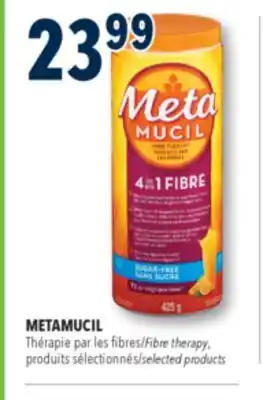 Familiprix METAMUCIL Fibre therapy selected products offer