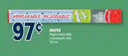 Familiprix MAPED Unbreakable ruler, 30 cm offer
