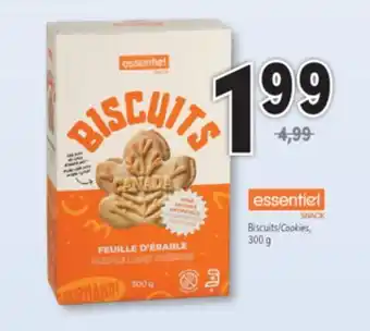 Familiprix ESSENTIEL SNACK, Cookies, 300 g offer