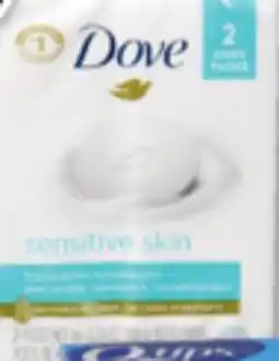 Familiprix DOVE, Soap, 2 x 106 g offer